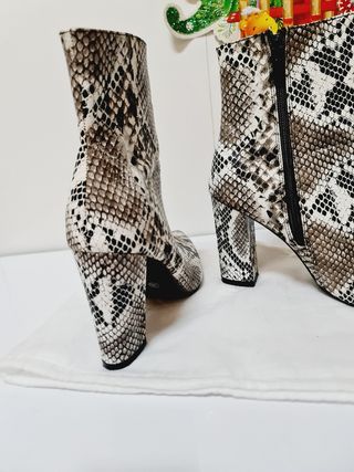 botines de tacón 38