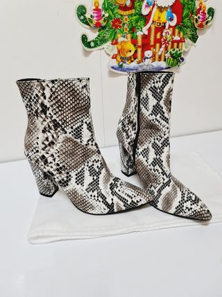 botines de tacón 38