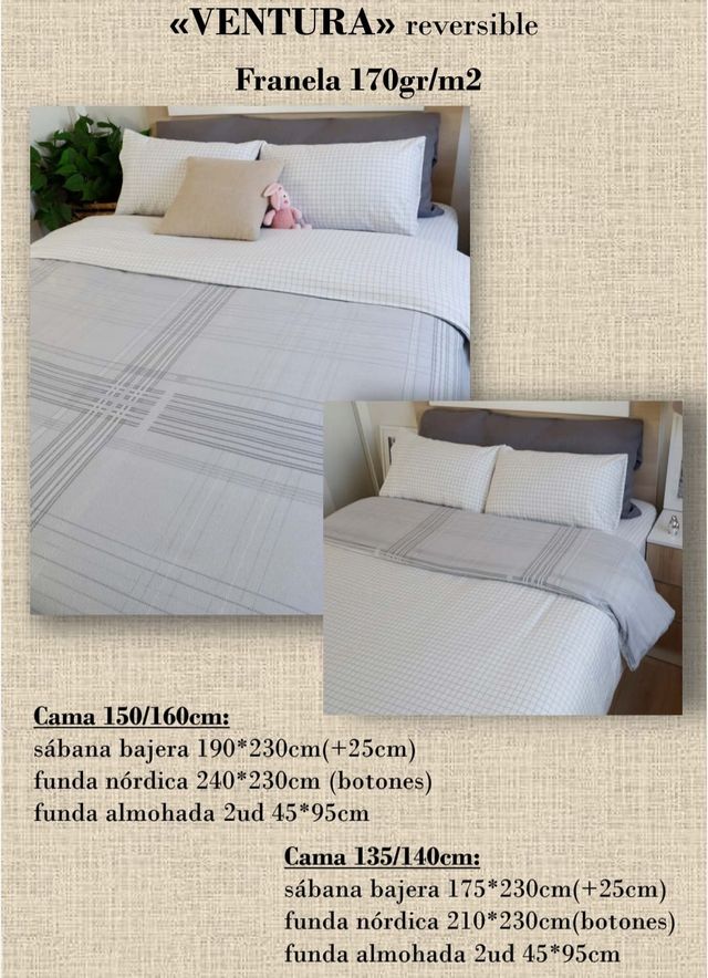 Juego ropa de cama.