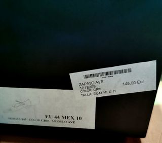 Zapatos protocolo 44