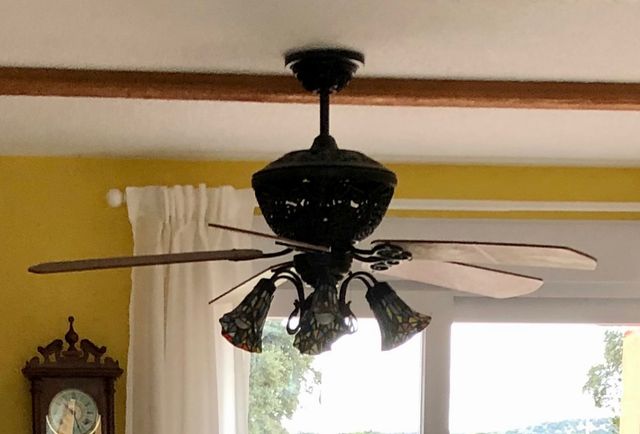 Ventilador de techo tiffany