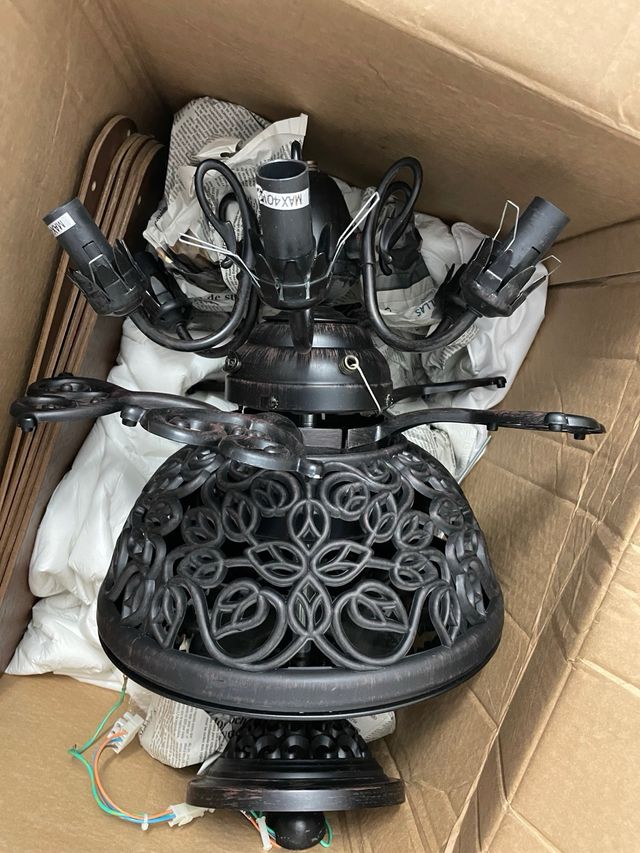 Ventilador de techo tiffany