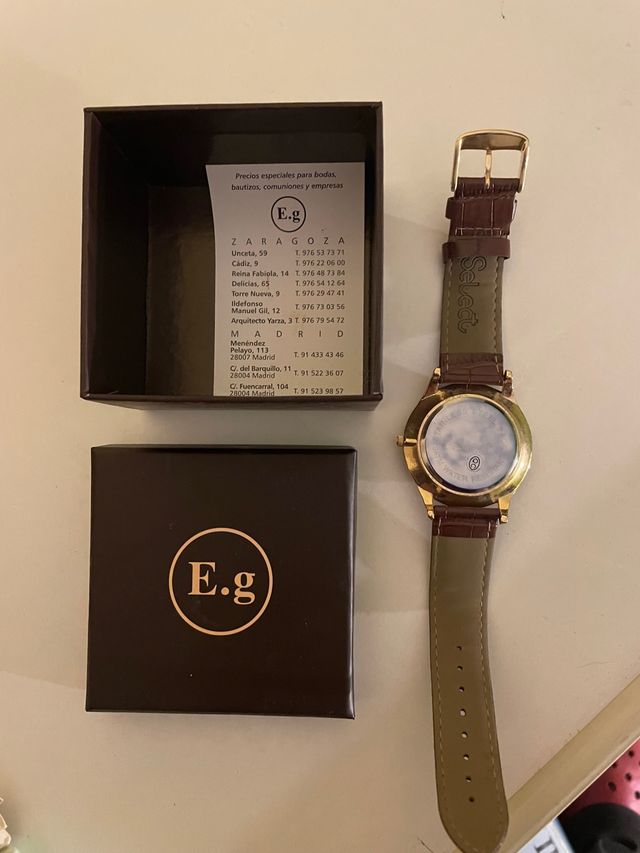 Reloj pulsera marca EG