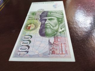 Billete de 1000 pesetas de 1992. SS  SC.
