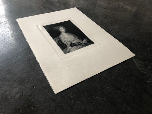 Bartolomé Maura Goya 1877 Grabado