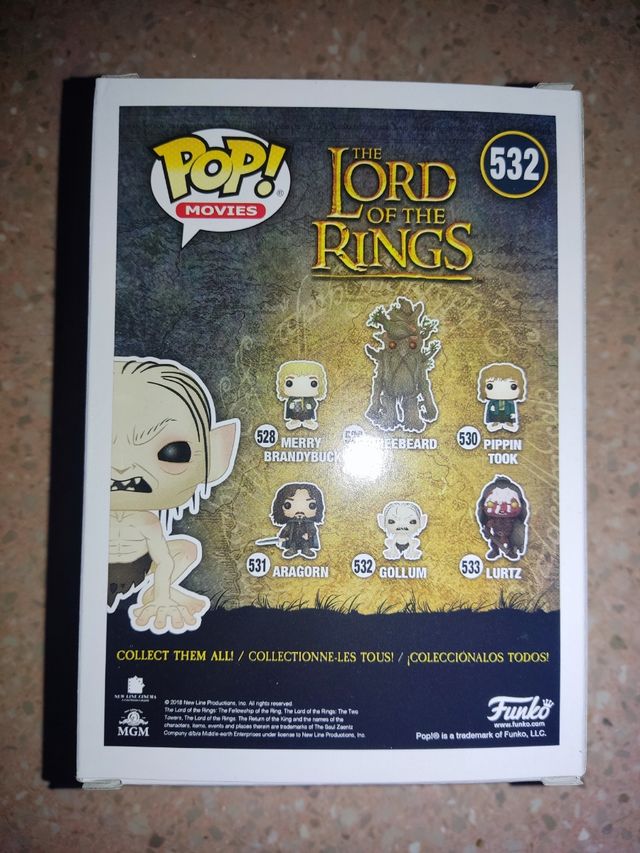 Funko pop 532 gollum