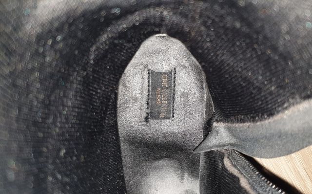 bota tipo montar de piel