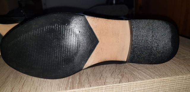 bota tipo montar de piel