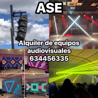 ALQUILER EQUIPOS SONIDO ILUMINACIÓN TOLEDO EVENTOS