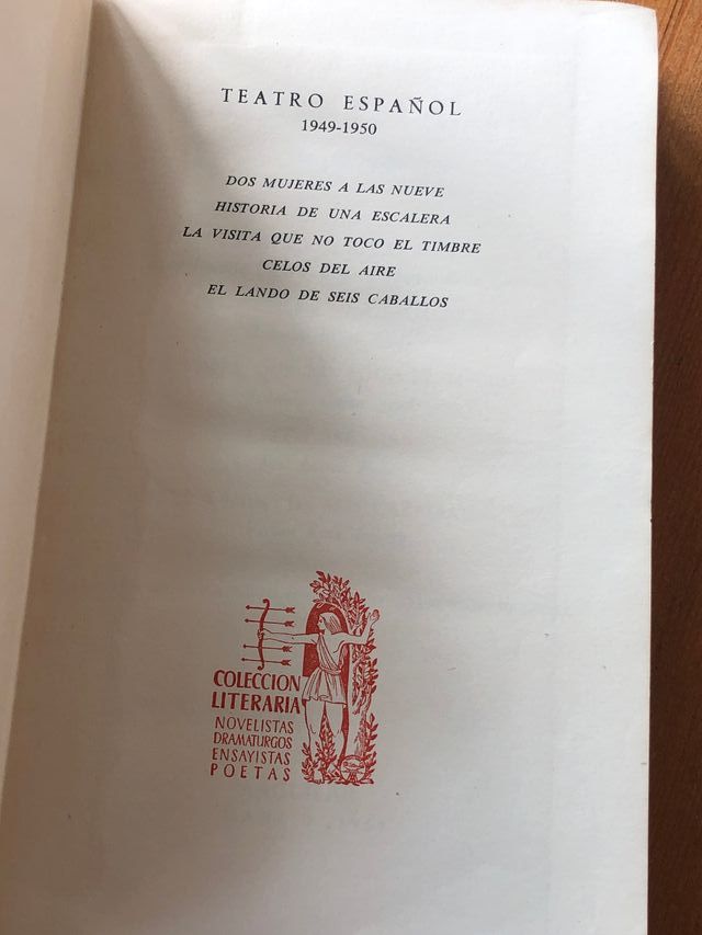 Teatro Español 1949-50 Ed. Aguilar Madrid 1959