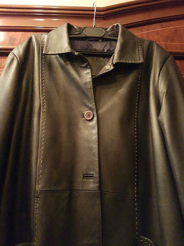 chaquetón de cuero