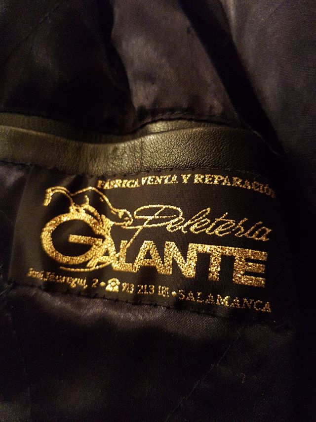 chaquetón de cuero