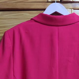 Chaqueta de traje roja Tallas grandes (48)
