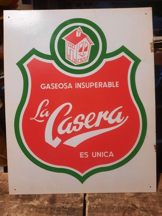 cartel antiguo de la casera