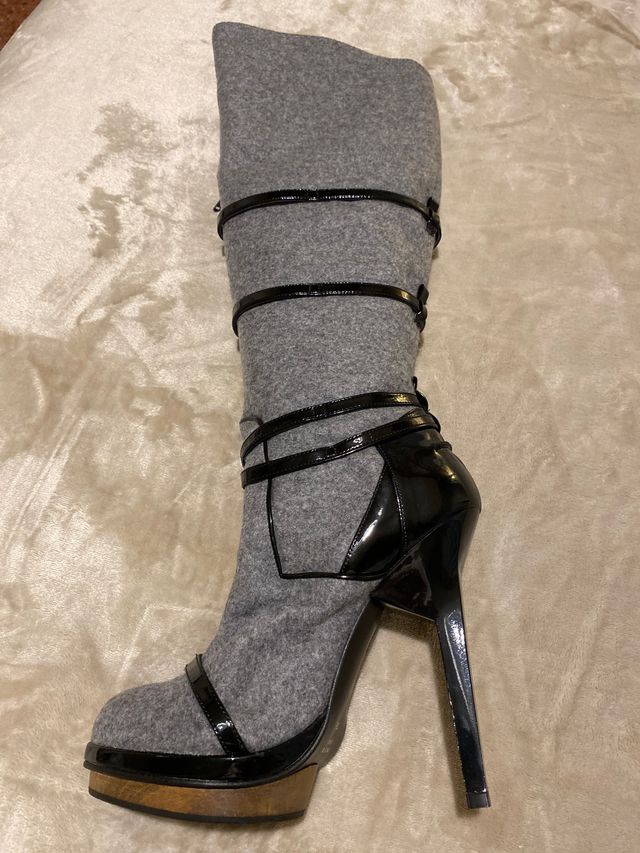 Botas de lana y charol Ana Locking t. 39