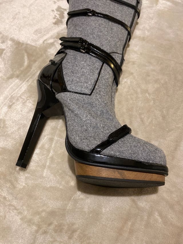 Botas de lana y charol Ana Locking t. 39