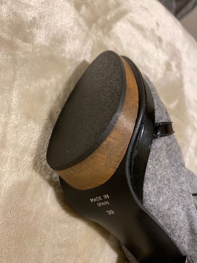 Botas de lana y charol Ana Locking t. 39