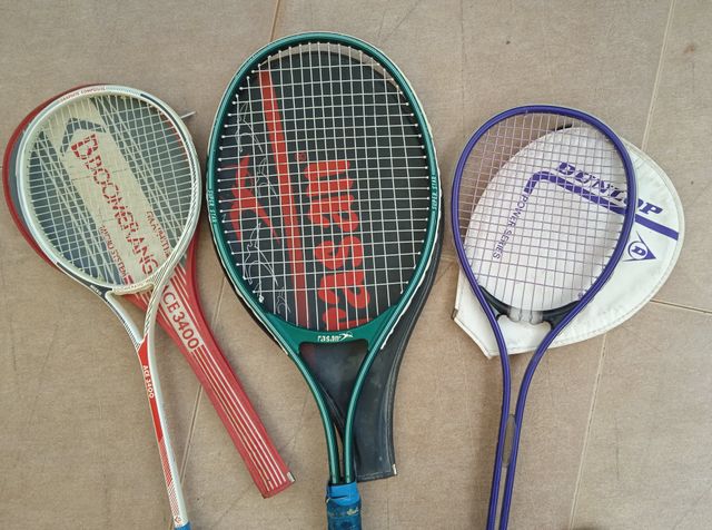 RAQUETAS PALAS DE TENIS SQUASH O PADEL