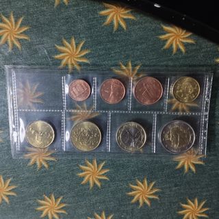 ITALIA 2008 2009 MONEDAS EURO SERIE 8 VALORES
