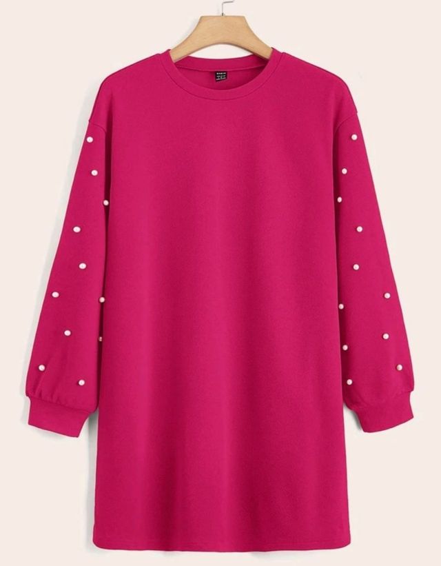 vestido rosa fucsia talla S