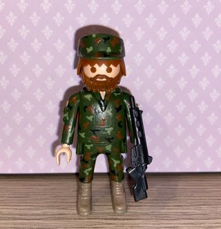 Playmobil militar uniforme árido 
