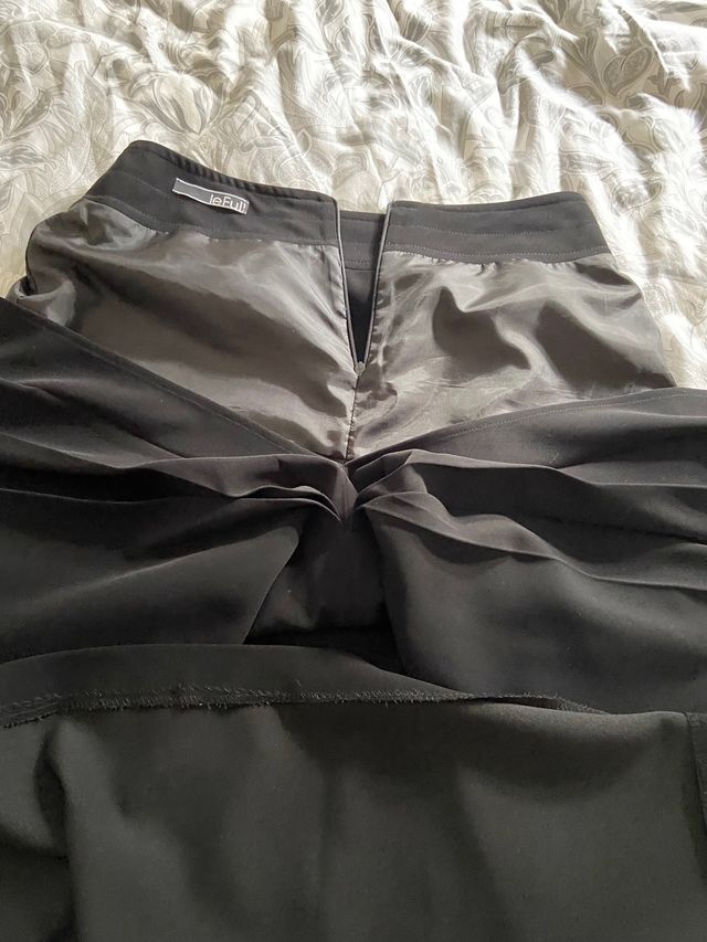 Falda larga de fiesta color negro