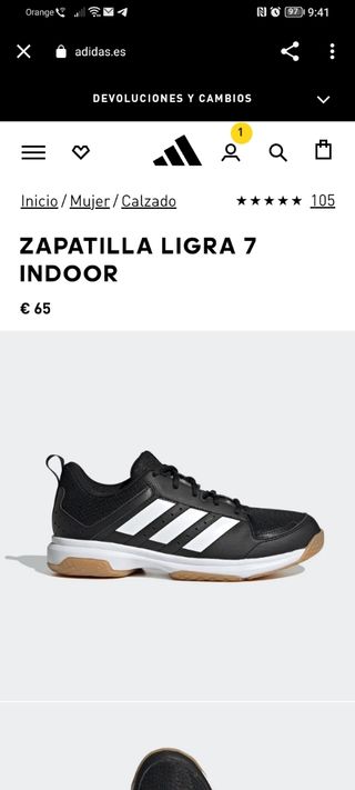 Bambas Adidas negras 41,5