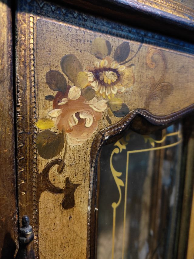 vetrinetta doppio corpo laccata