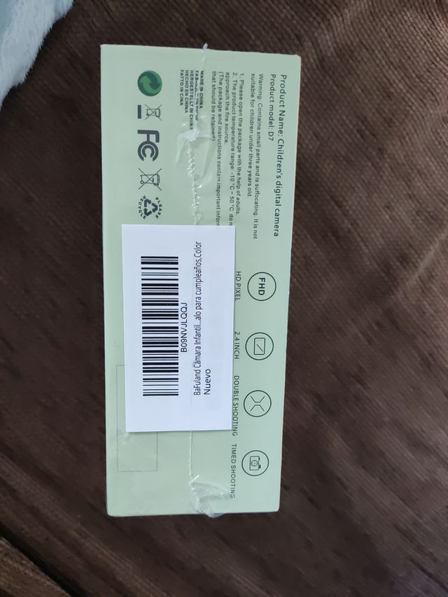 cámara de fotos infantil