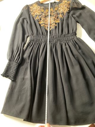 Vestido fiesta Zara XS