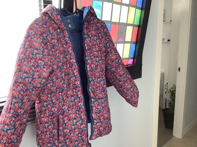 Chaquetón impermeable reversible