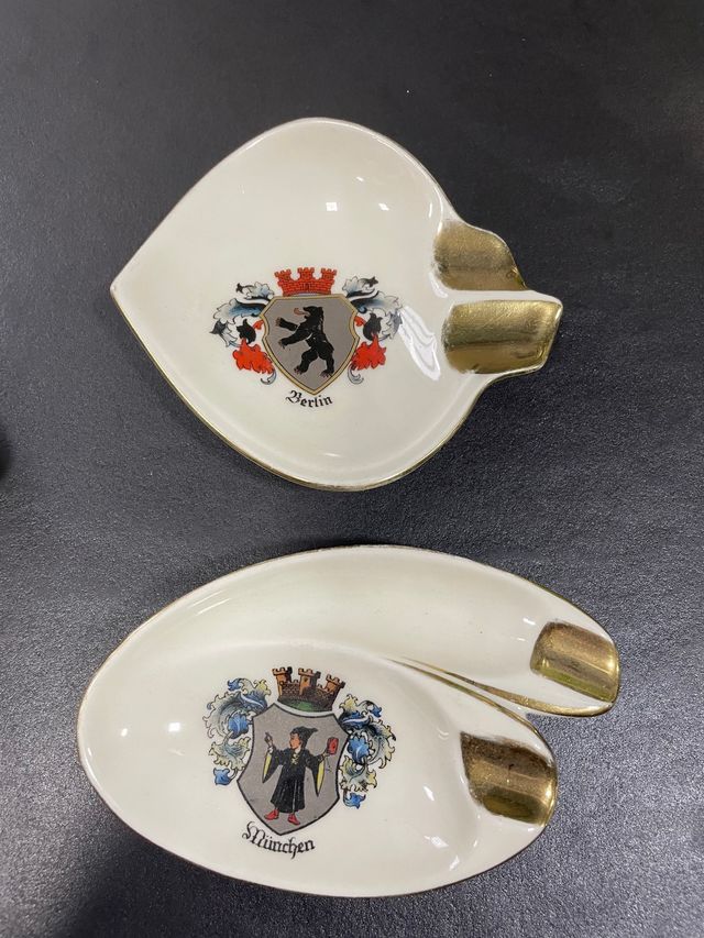 Ceniceros antiguos Porcelana Kunts