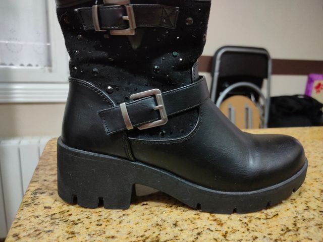 botas negras 37