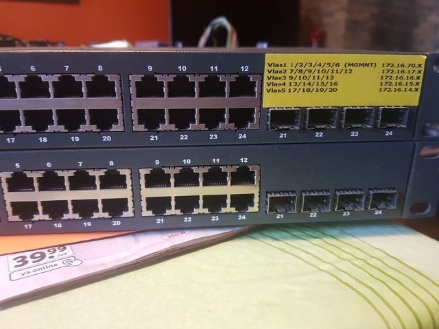 2 switch SMC SMC8024L2 TigerSwitch 10/100/1000