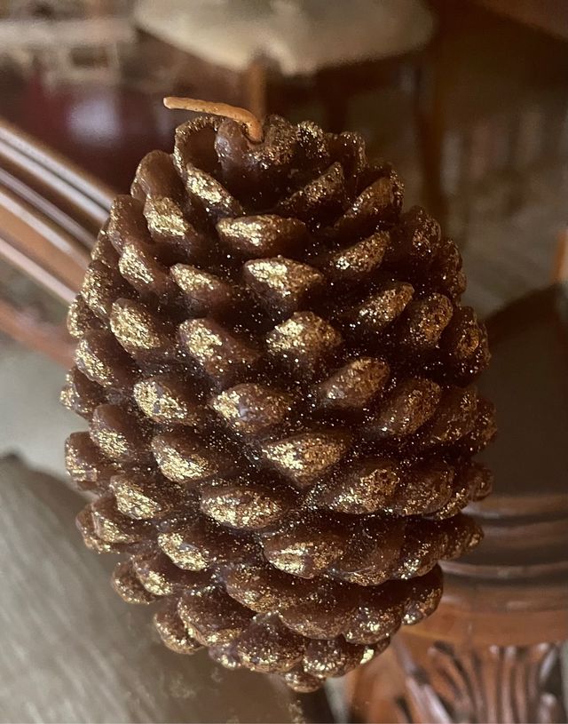 Vela con Forma de Piña Navidad Zara Home 
