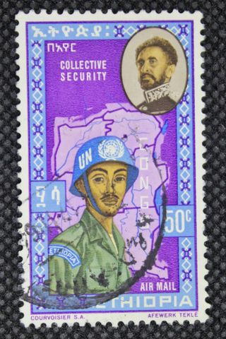 97. Francobollo Etiopia Air Mail 50 c