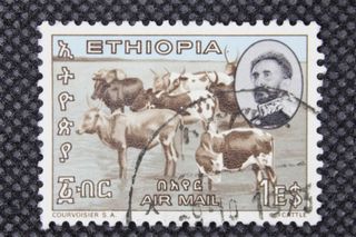 99. Francobollo Etiopia Air Mail 1 E$