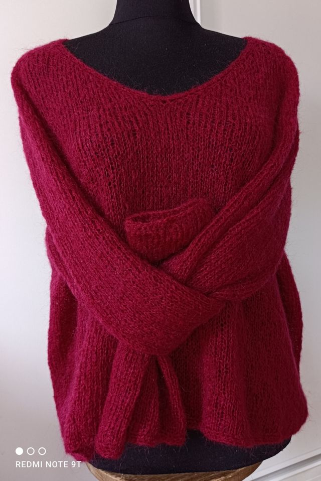 Jersey granate handmade