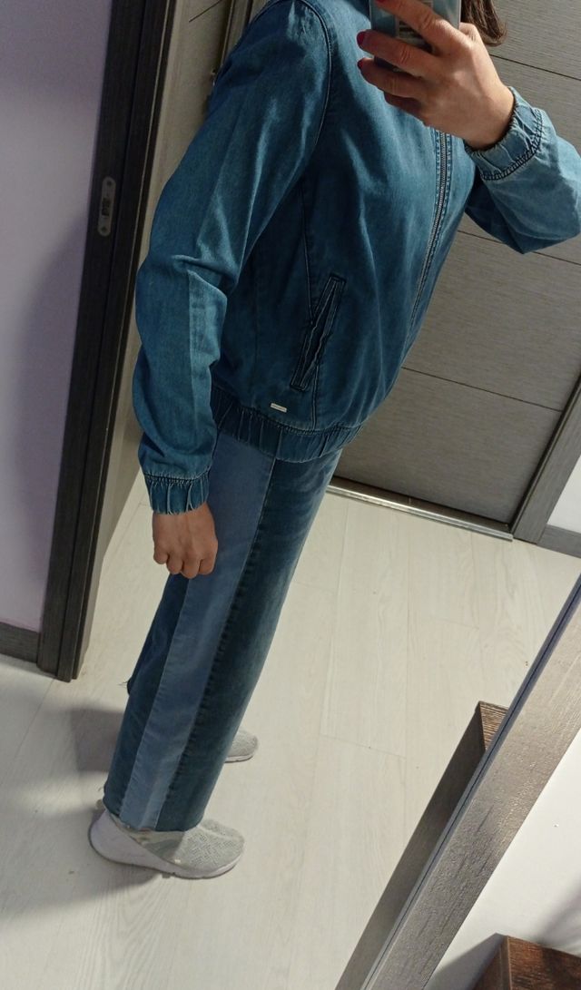 Cazadora vaquera Lefties talla allá S