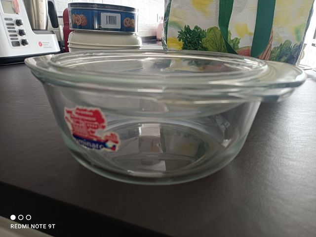 contenitore in vetro da forno