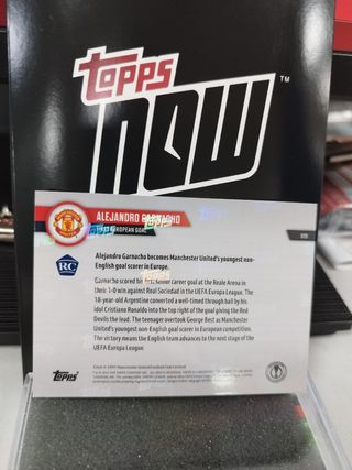 Garnacho ROOKIE Manchester United Topps Now