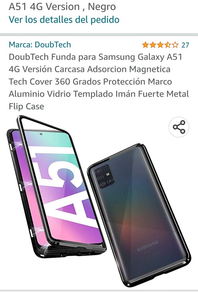 Funda móvil Samsung A51