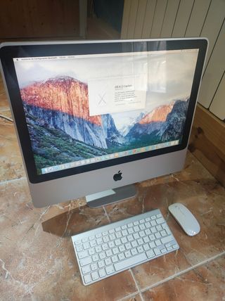 imac 20" con teclado y raton 