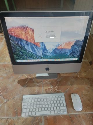 imac 20" con teclado y raton 