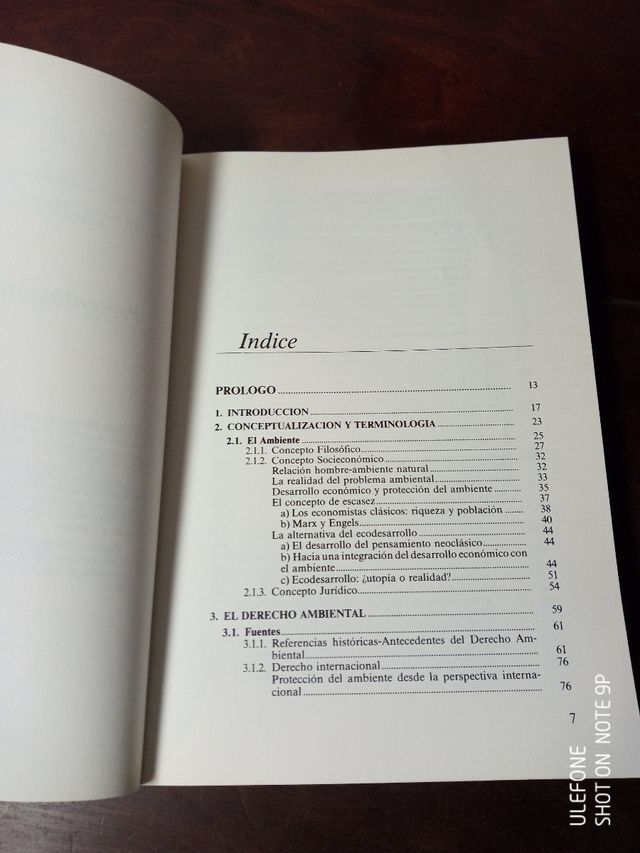 El derecho ambiental y sus principios rectores. 