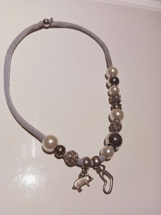 Collana/bracciale con charms portafortuna 