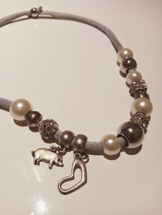 Collana/bracciale con charms portafortuna 