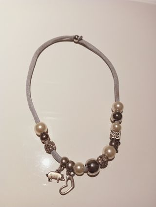 Collana/bracciale con charms portafortuna 