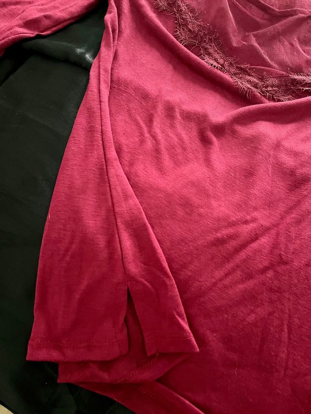 Camiseta con transparencias SPRINGFIELD