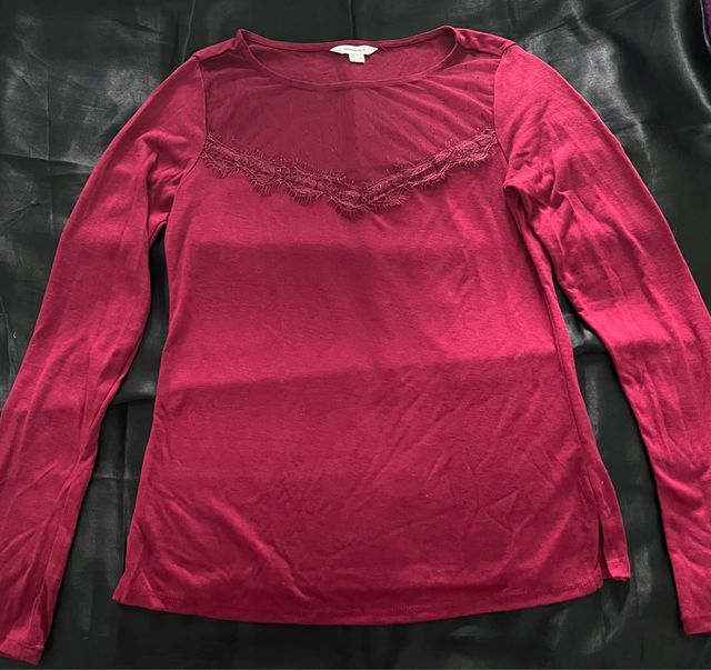 Camiseta con transparencias SPRINGFIELD